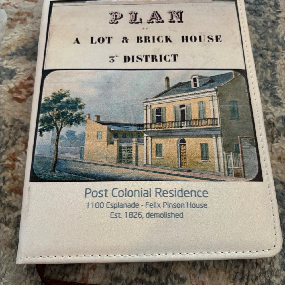 Post Colonial Residence Journal - Cream… New Orleans, La